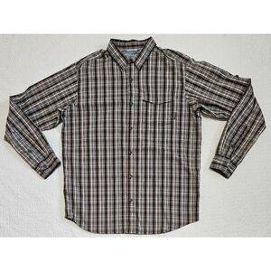 Columbia Lightweight Back Vented Omni Wick Plaid Button Down Shirt